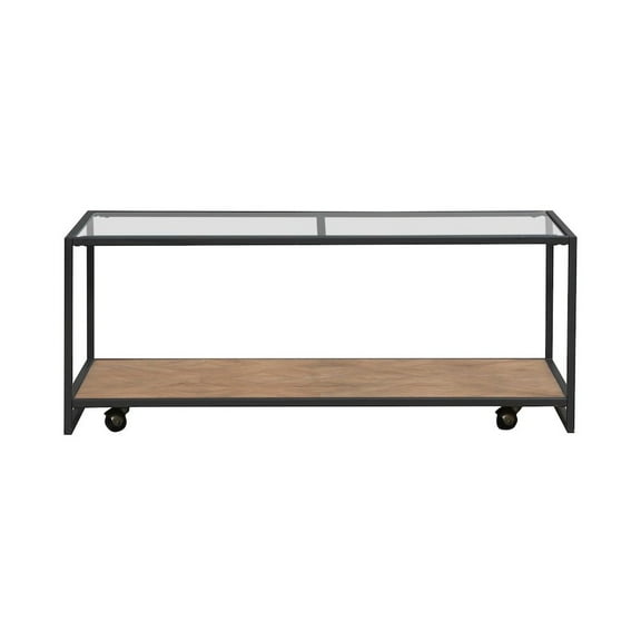 Liberty Furniture Bedford Cocktail Table for Living Room - Weathered Oak