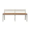 thumbnail image 1 of Liberty Furniture Industies, INC Farmhouse Reimagined Bench (RTA) in Antique White w/ Chestnut Top, 1 of 7