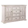 thumbnail image 1 of Liberty Furniture Industies, INC Big Valley 2 Door 6 Drawer Dresser in Whitestone w/ Heavy Distressing, 1 of 5
