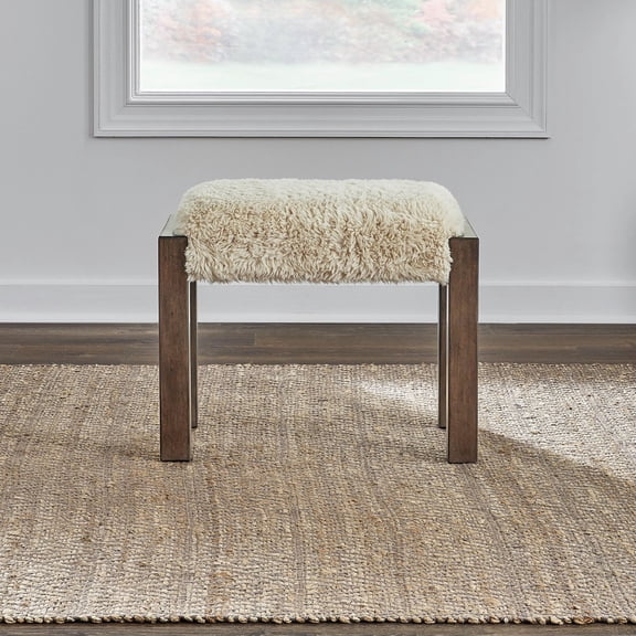 Liberty Furniture Broadmore Uph Console Stool - Brown