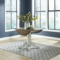 thumbnail image 1 of Liberty Furniture Industies, INC Carolina Crossing Drop Leaf Table Set - White w/ Antique Honey Tops, 1 of 3