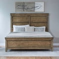 thumbnail image 1 of Liberty Furniture Carolina Park King Panel Bed Frame - Brown, 1 of 10