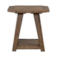 thumbnail image 1 of Liberty Furniture Carolina Park Octagonal End Table for Living Room - Amber Brown Oak, 1 of 7