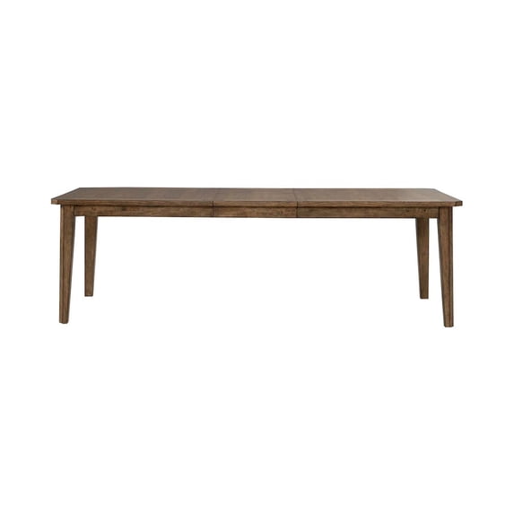 Liberty Furniture Carolina Park Rectangular Leg Table - Removeable Leaf - Amber Brown