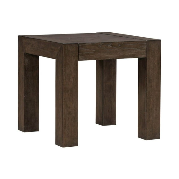 Liberty Furniture Cascade Falls Living Room Square End Table - Satin Espresso