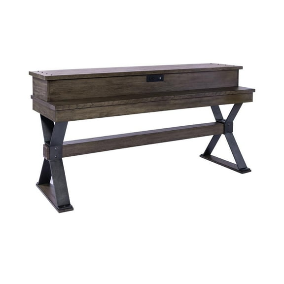 Liberty Furniture Industies, INC Sonoma Road Console Bar Table in Weathered Beaten Bark