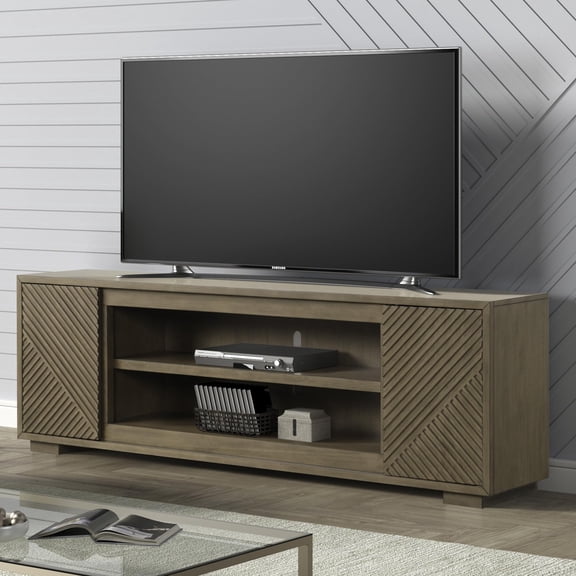 Liberty Furniture Eastons 84 Inch TV Console for Living Room Storage - Brown