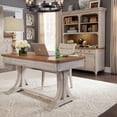 thumbnail image 1 of Liberty Furniture Farmhouse Reimagined 3 Piece Desk & Hutch Set - White, 1 of 3