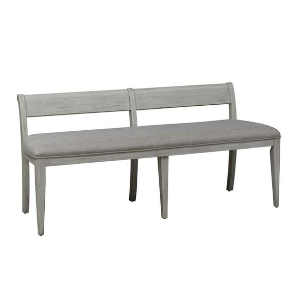Liberty Furniture INDUSTRIES Farmhouse Reimagined Uph Bench (RTA), Antique White