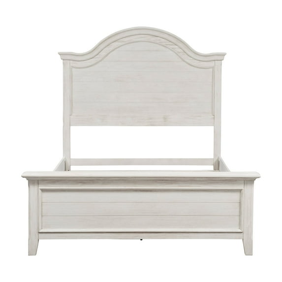 Bayside White Full Panel Bed