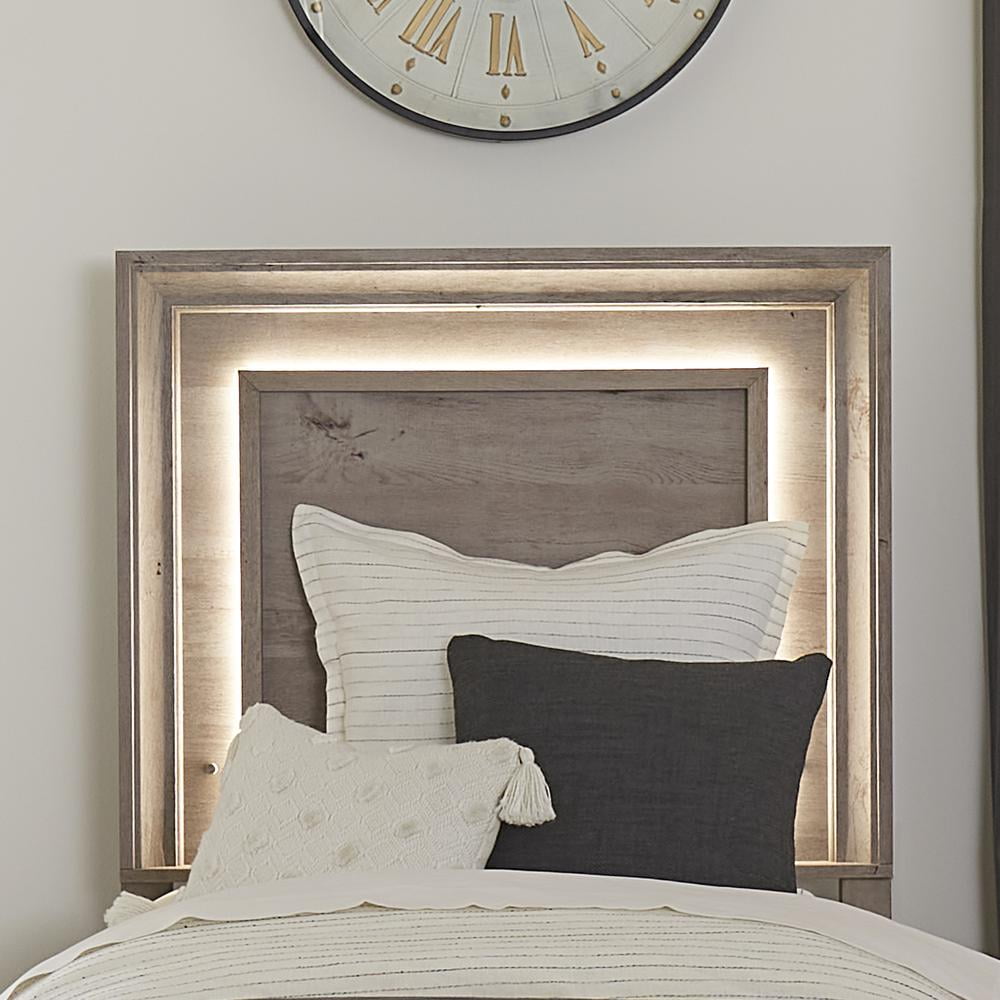 Graystone Full Panel Headboard with LED Lights