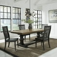 thumbnail image 1 of Liberty Furniture Harvest Home 5 Piece Trestle Table Set, 1 of 8