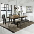 thumbnail image 1 of Liberty Furniture Harvest Home 6 Piece Trestle Table Set, 1 of 10