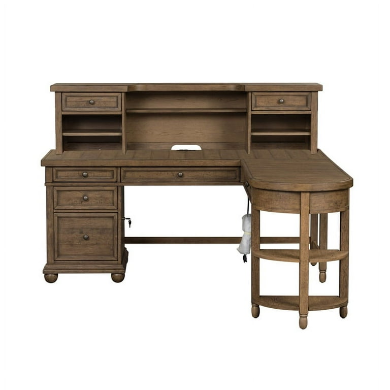 Liberty Furniture Harvest Home L Shaped Desk Set