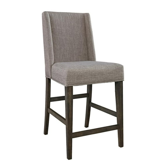Liberty Furniture Industies, INC Double Bridge Upholstered Counter Chair (RTA) in Dark Chestnut