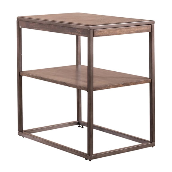 Liberty Furniture Industies, INC Jamestown Chair Side Table in Tobacco