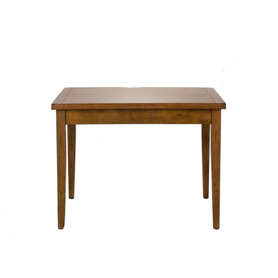 Liberty Furniture Industries Treasures Rectangular Dining Table in Rustic Oak