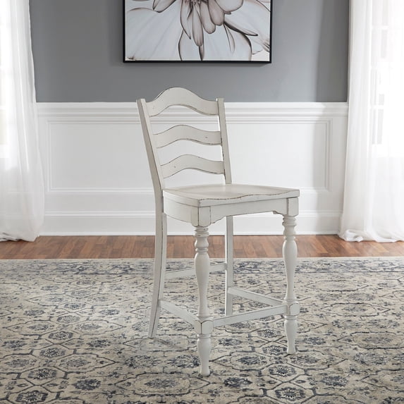 Liberty Furniture Magnolia Manor Ladder Back Counter Chair -Set of 2