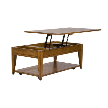 Liberty Furniture Industies, INC Lake House Lift Top Cocktail Table in Oak