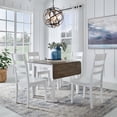 thumbnail image 1 of Liberty Furniture Landale 5 Piece Drop Leaf Table Dining Room Set White, 1 of 12