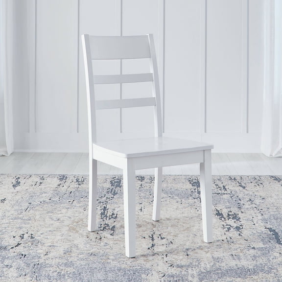 Liberty Furniture Landale Ladderback Side Chair for Dining Room White