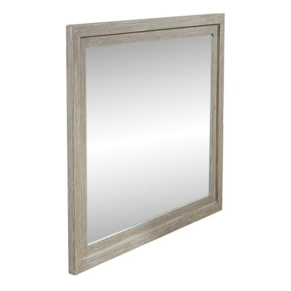Liberty Furniture Industies, INC Belmar Landscape Mirror in Washed Taupe