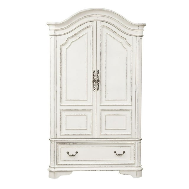 Liberty Furniture Magnolia Manor Armoire, W48 x D22 x H82, White ...