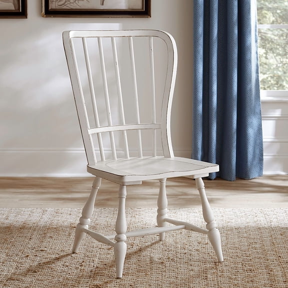 Liberty Furniture Magnolia Manor Windsor Back Side Chairs Dining Room Set of 2