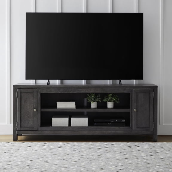 Liberty Furniture Modern Farmhouse 78 Inch TV Console for Living Room - Brown