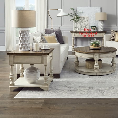 Liberty Furniture Morgan Creek Opt 3 Piece Living Room Table Set - White