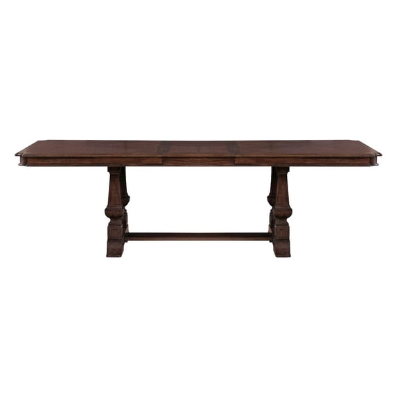 Liberty Furniture Provence Park 7 Piece Trestle Table Set - Brown