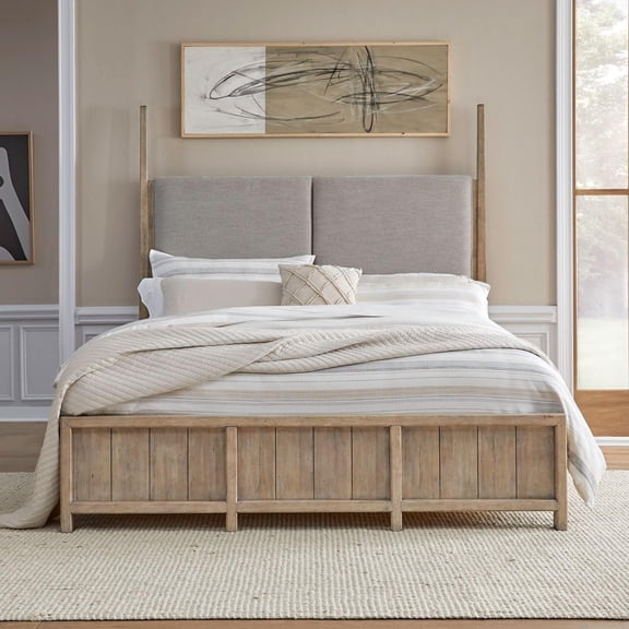 Liberty Furniture Proximity Place King Panel Bed - Brown