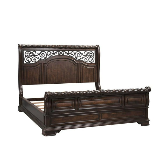 Liberty Furniture Industies, INC Arbor Place Queen Sleigh Bed in Brownstone