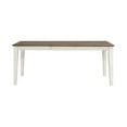 thumbnail image 1 of Liberty Furniture Rectangular Leg Table with Butterfly Leaf for Dining Room -Graphite & Whitestone, 1 of 10