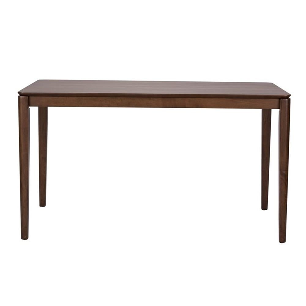 Mid-Century Walnut Rectangular Wood Dining Table