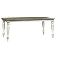 thumbnail image 1 of Liberty Furniture Industies, INC Whitney Rectangular Leg Table in Antique Linen w/ Weathered Gray, 1 of 12