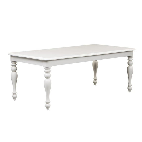 Liberty Furniture Industries Summer House Oyster White Rectangular Leg Table