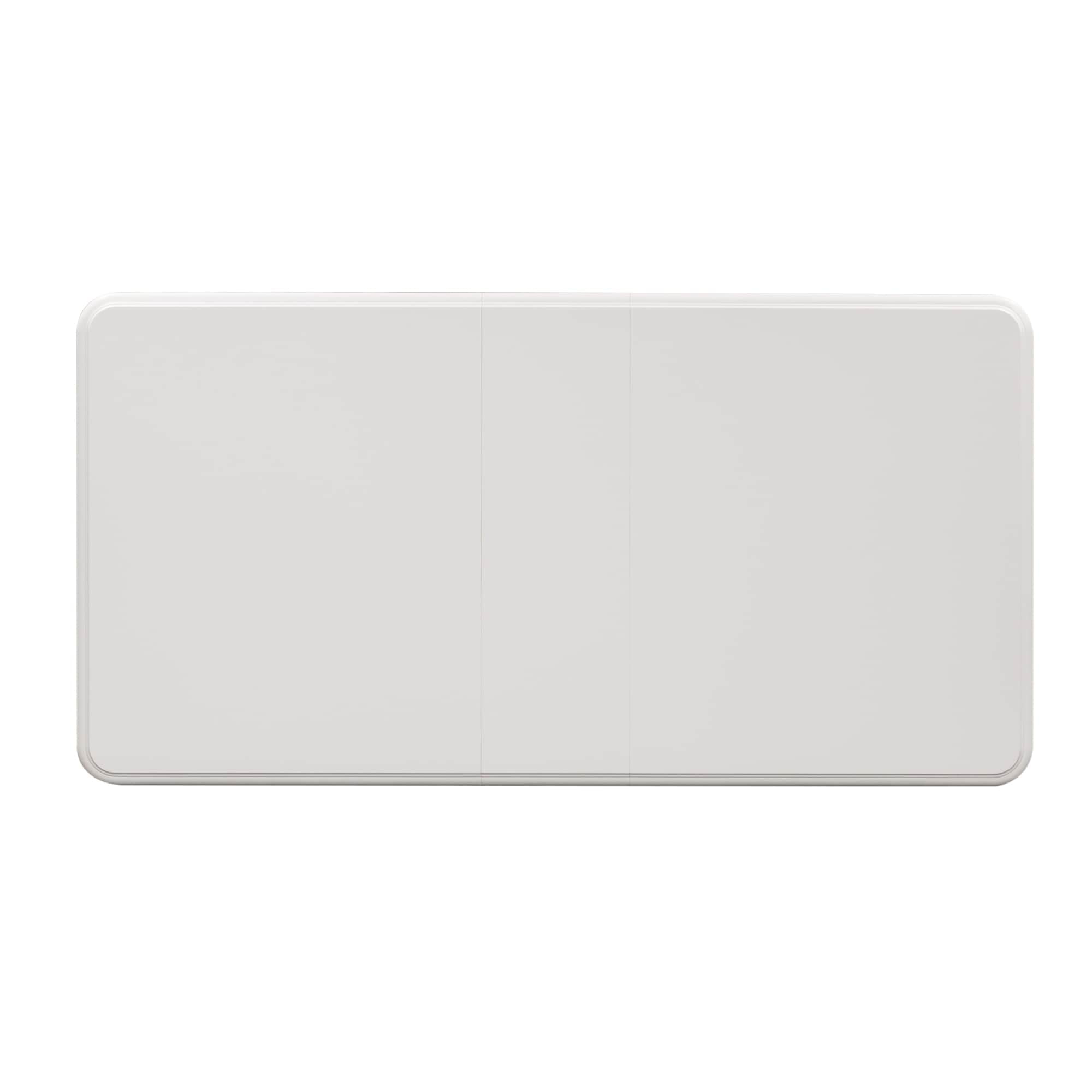 Oyster White Extendable Rectangular Wood Dining Table