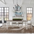thumbnail image 1 of Liberty Furniture River Place 5 Piece Rectangular Table Dining Room Set White, 1 of 15