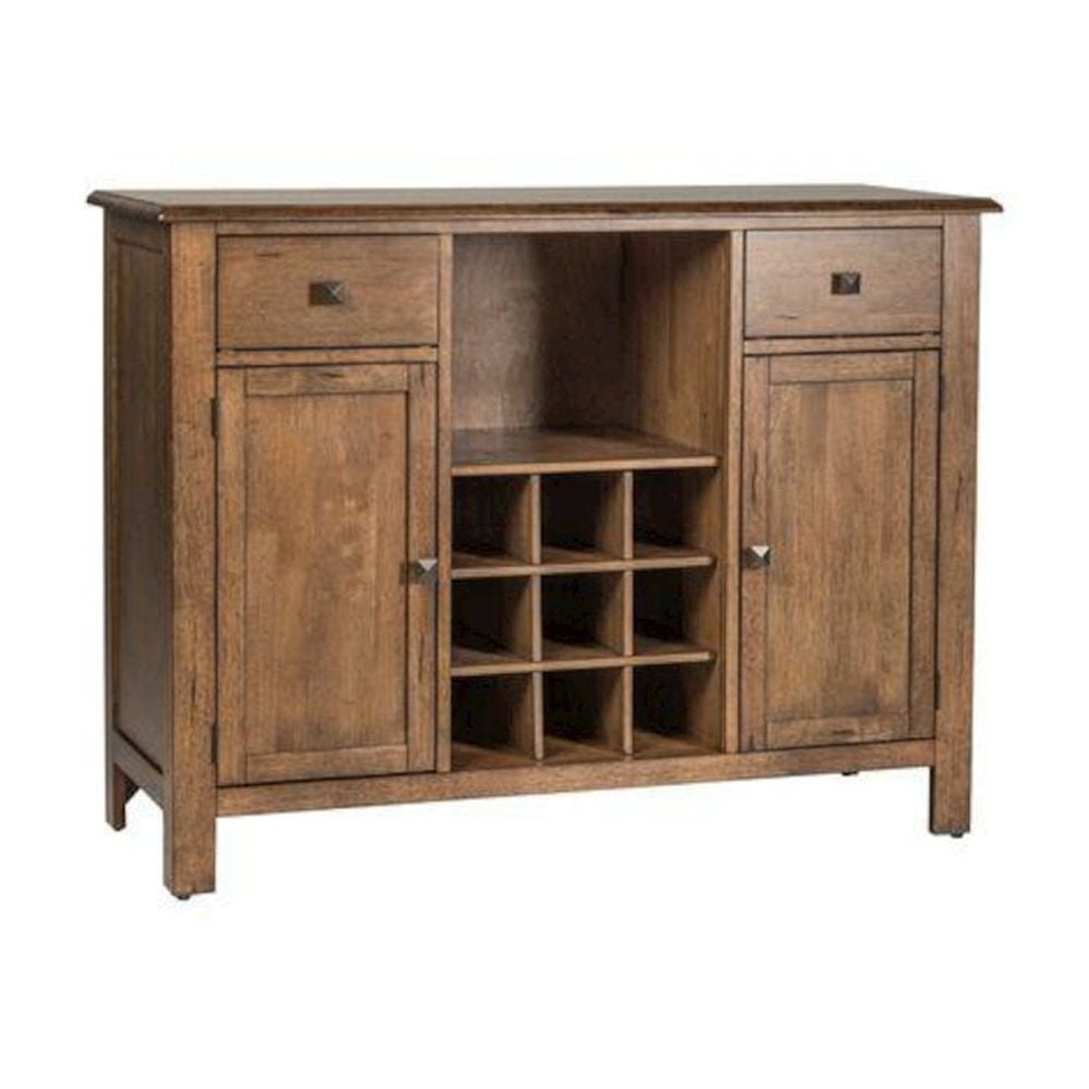 Liberty Furniture Industies, INC Carolina Crossing Server in Antique Honey
