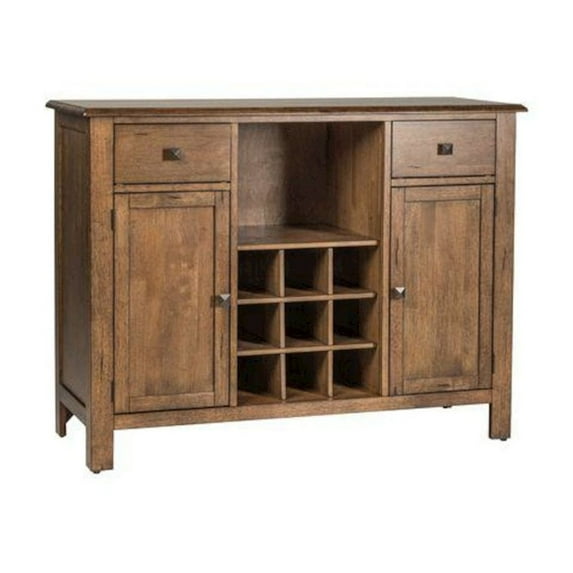 Liberty Furniture Industies, INC Carolina Crossing Server in Antique Honey