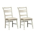 thumbnail image 1 of Liberty Furniture Industies, INC Slat Back Side Chair (RTA)-Set of 2 Traditional White, 1 of 10