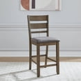 thumbnail image 1 of Liberty Furniture Brook Bay Slat Back Uph Counter Chair (RTA) - Set of 2 - Brown, 1 of 10