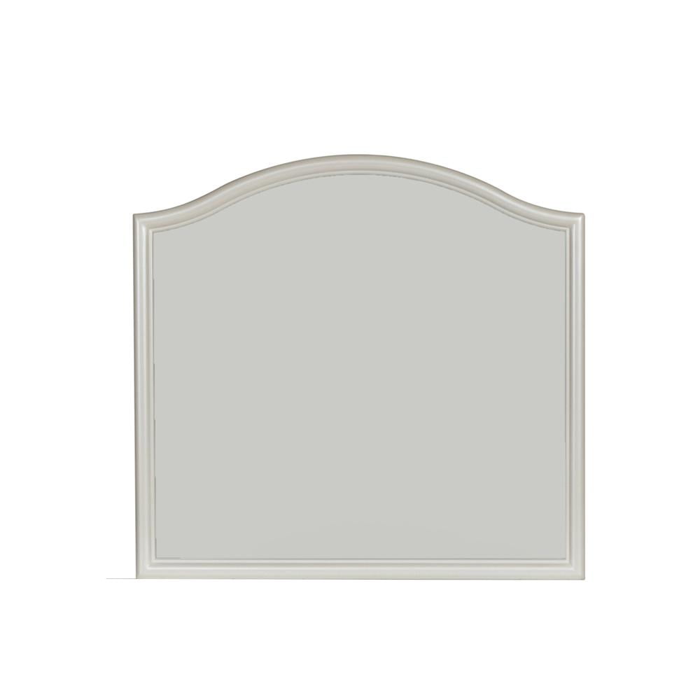 Liberty Furniture Stardust Mirror in Iridescent White