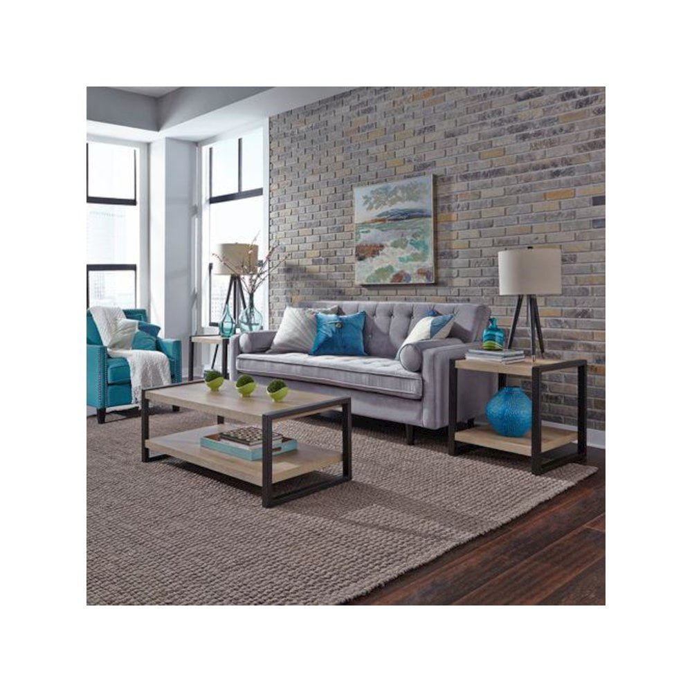 Liberty Furniture INDUSTRIES Sun Valley 3 Pack with Faux Metal, W48 x D24 x H18, Sandstone