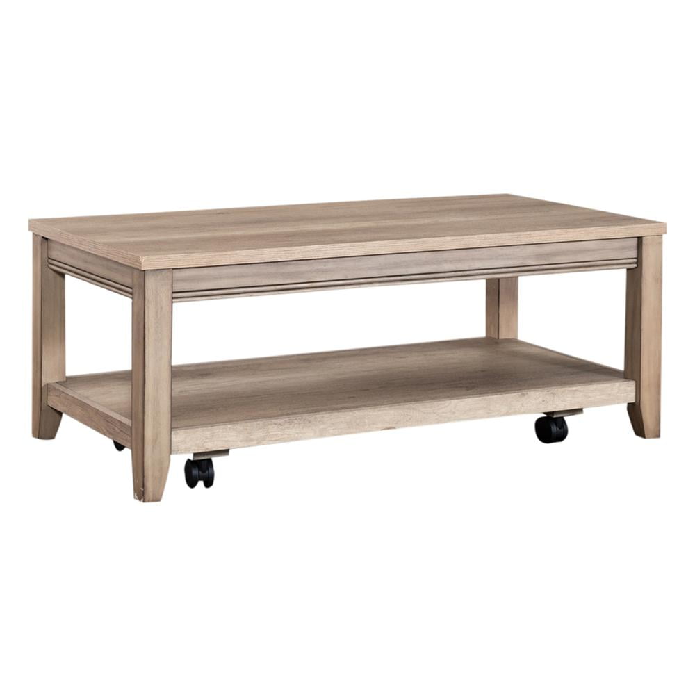 Sun Valley Light Brown Wood 3-Piece Occasional Table Set