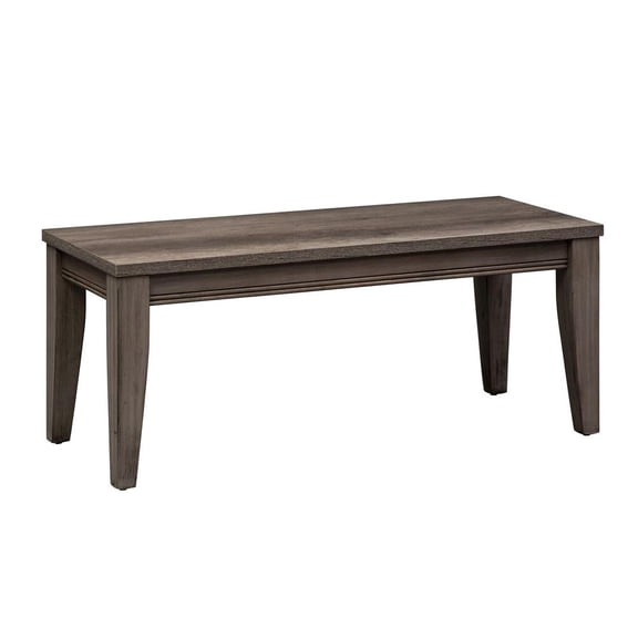 Liberty Furniture Tanners Creek Wood Medium Gray Bench (RTA)