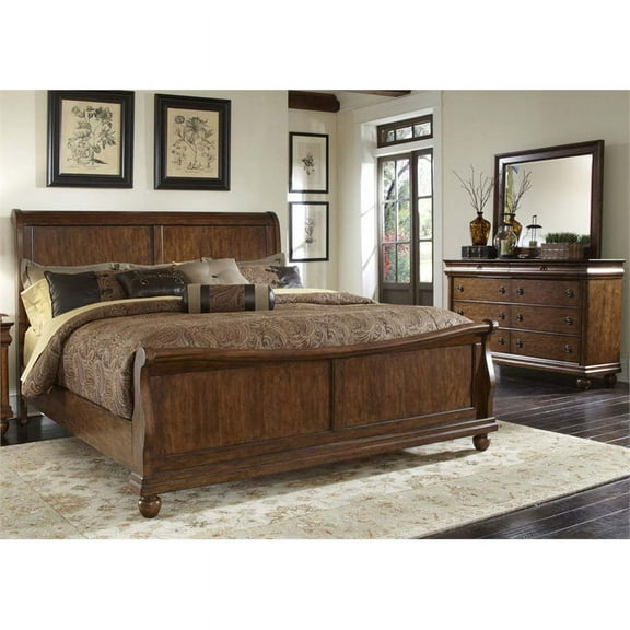 Liberty Furniture Traditions 3 Piece Queen Sleigh Bedroom Set
