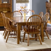 Liberty Furniture Industries Treasures Rectangular Leg Table, 44 x 108 x 30, Rustic Oak