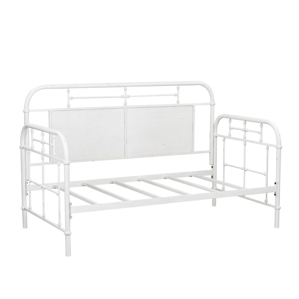 Liberty Furniture Twin Metal Day Bed - Antique White, Distressed Metal Finish - image 1 of 6